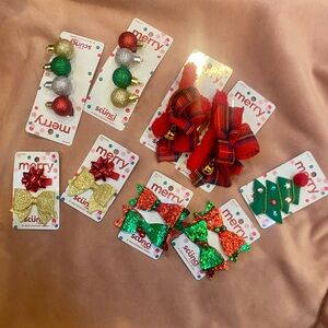 Scunci Festive Hair Clip Collection
